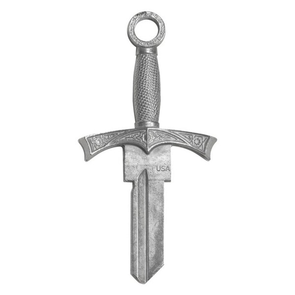 Key Shapes Lucky Line Forged Key Shapes Sword House Key Blank Double For KW1 B301K - main